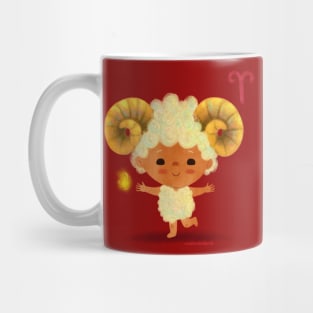 Aries Cute Zodiac Sign Mug